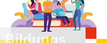 Grafische Darstellung von Menschen aller Altersgruppen, Geschlechter und Herkunft