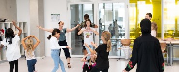 Theaterworkshop im Klassenzimmer. Fotograf: Felix Krammer, Bildrechte: Raphaela van Bommel
