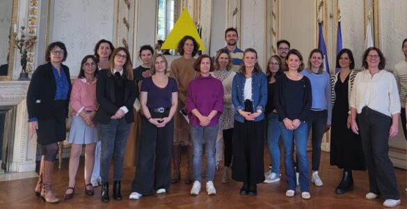 Bordeaux-Gruppenbild Rathausempfang