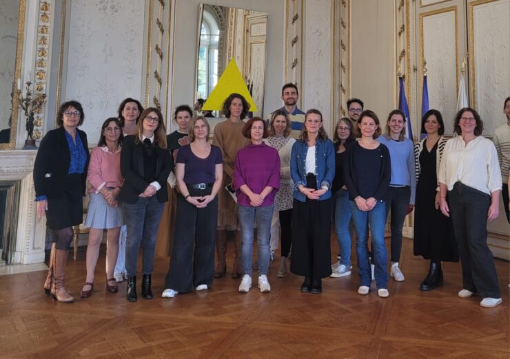 Bordeaux-Gruppenbild Rathausempfang