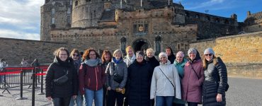 Lehrkräftegruppe in Edinburgh