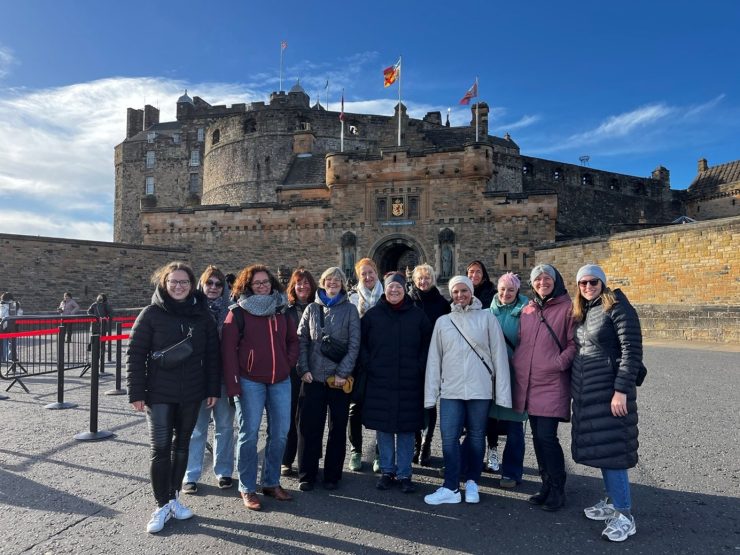 Lehrkräftegruppe in Edinburgh