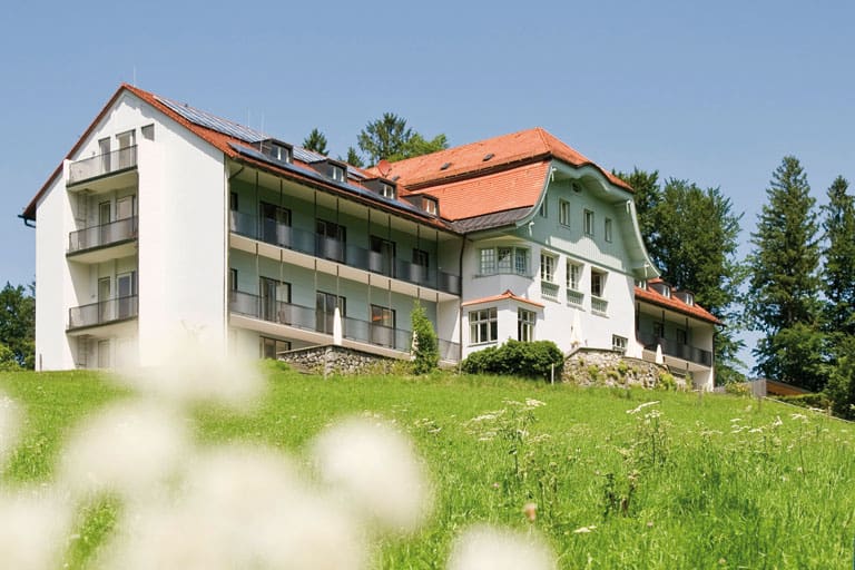 Bildungshaus Achatswies, Blick Richtung Terrasse, Foto: PIZKB